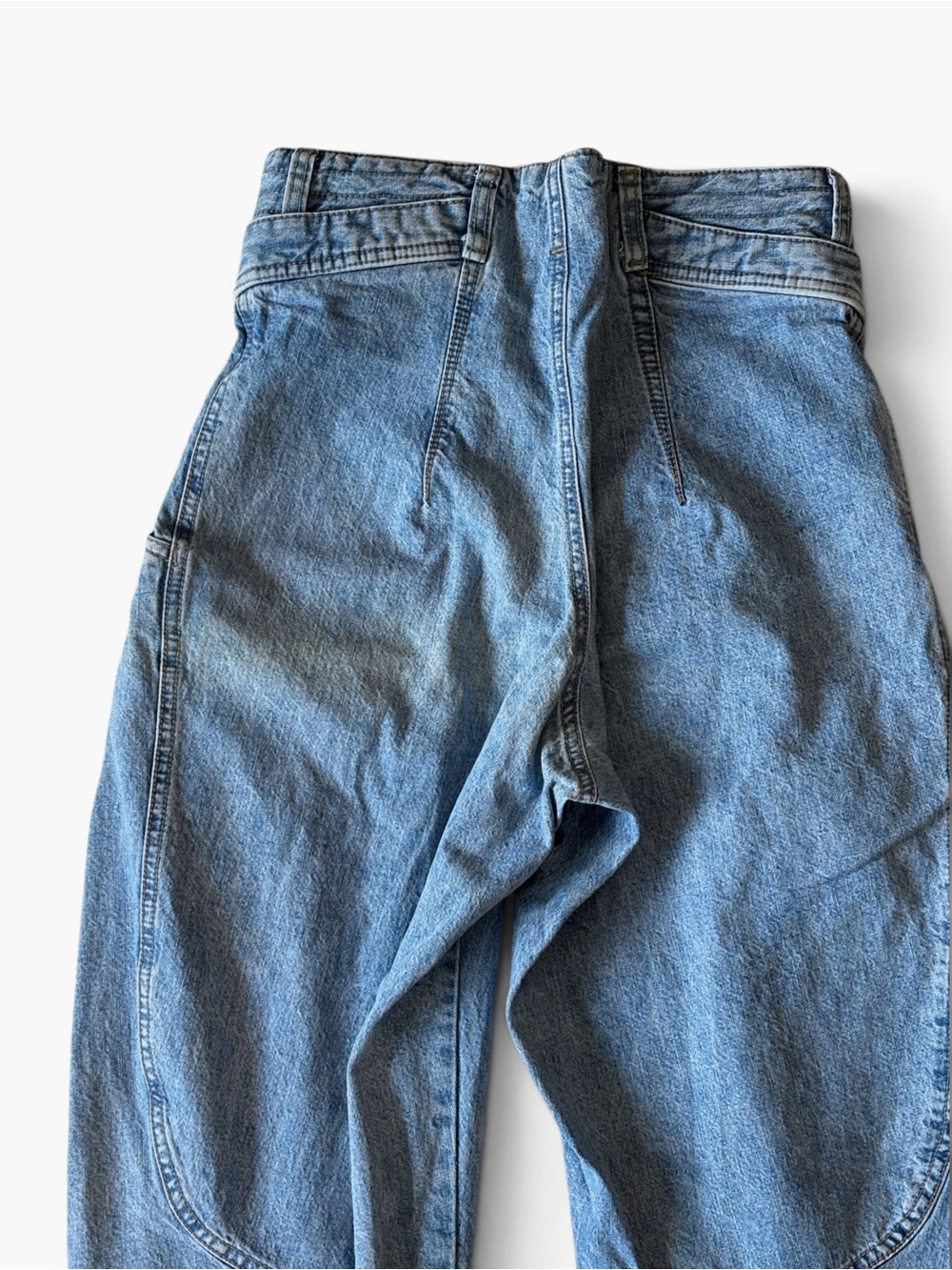 Vintage Z Cavaricci Jeans Size 28 High Rise Pleated Tapered Mom Jeans Made USA - Picture 10 of 13